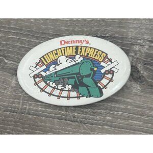 Denny's Lunchtime Express Promotional Pinback Button